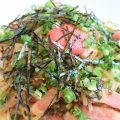 明太子・ベーコン高菜の和風パスタ